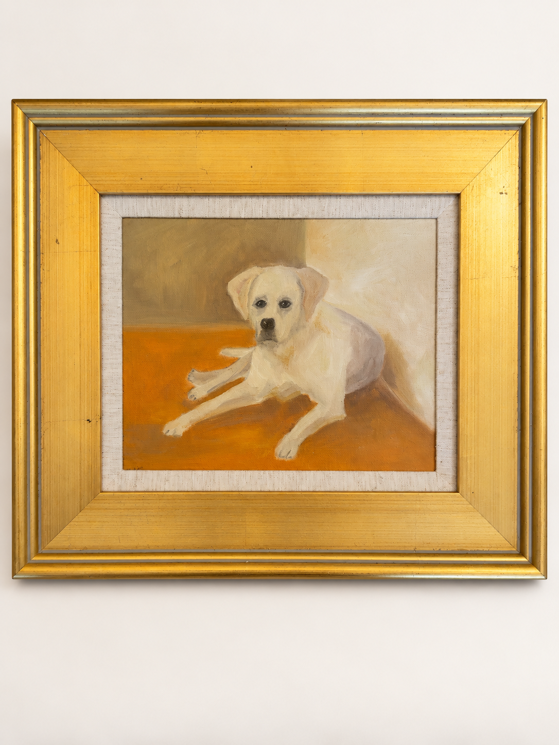 White Lab portrait, detail