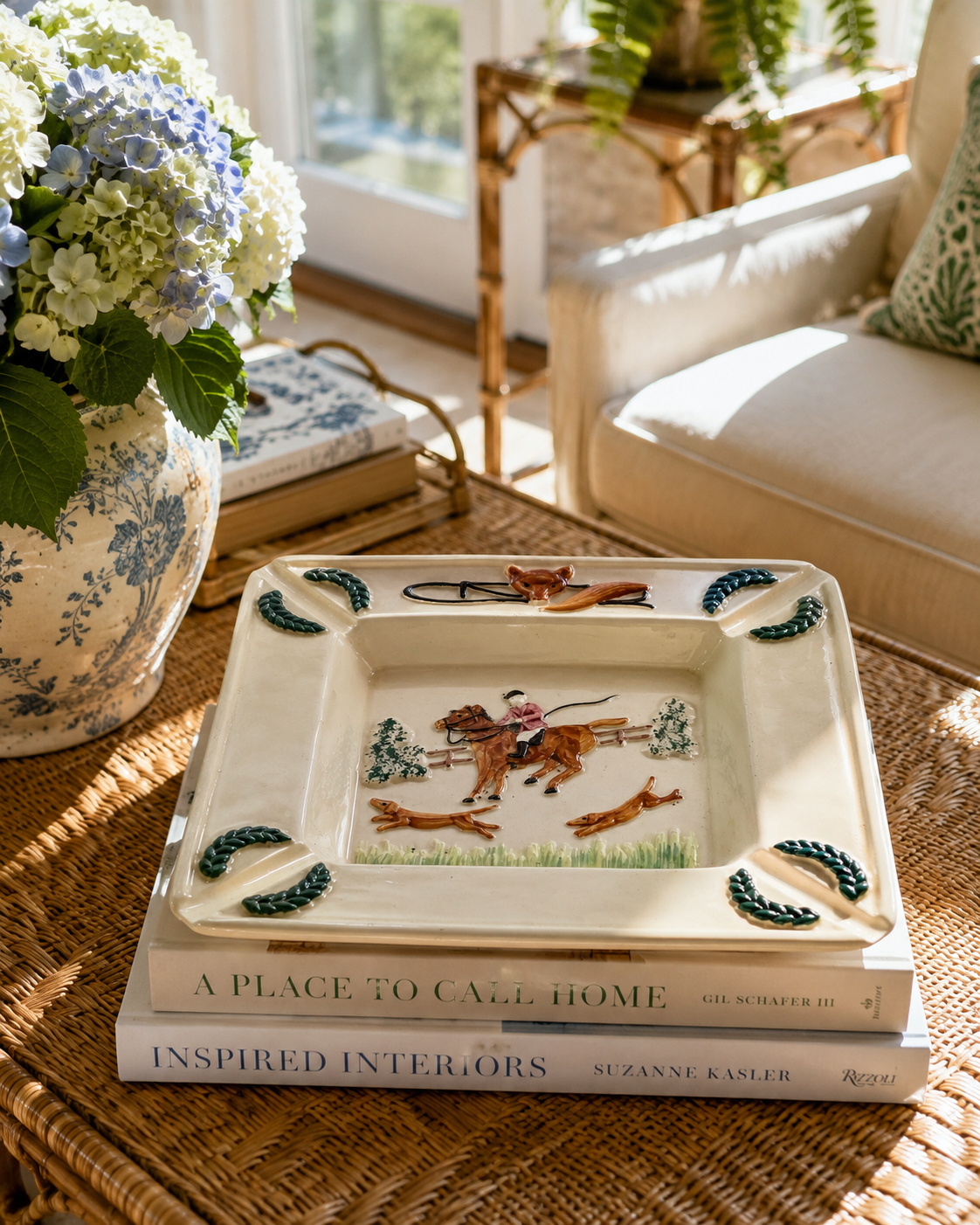 Sigma "Hunt Scenes" Ceramic Ashtray