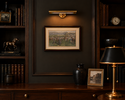 Framed 1951 Cheltenham racing lithograph