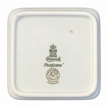 Vintage H&amp;G Heinrich Parforce Fox Hunt Porcelain Tray | Selb Bavaria