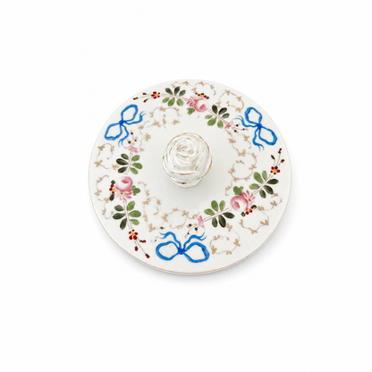 Vintage Floral Candy Dish. Portugal