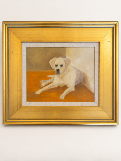 White Lab portrait, detail