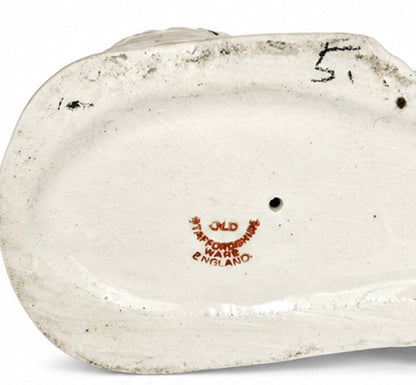 Antique Staffordshire Spaniel, "Old Staffordshire Ware," c. 1900–1920s