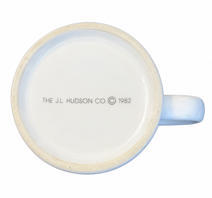 Vintage Santa Christmas Mug, The J.L. Hudson Co. 1982