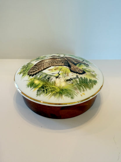 Scatola in porcellana Limoges Woodcock, Aratoria, Francia