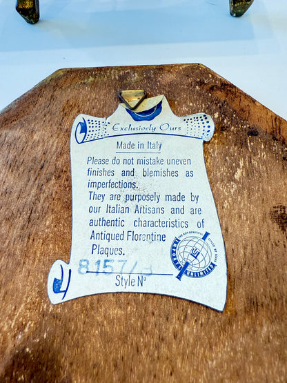 Pat McCarthy, Italian Florentine Bunny Holiday Plaque