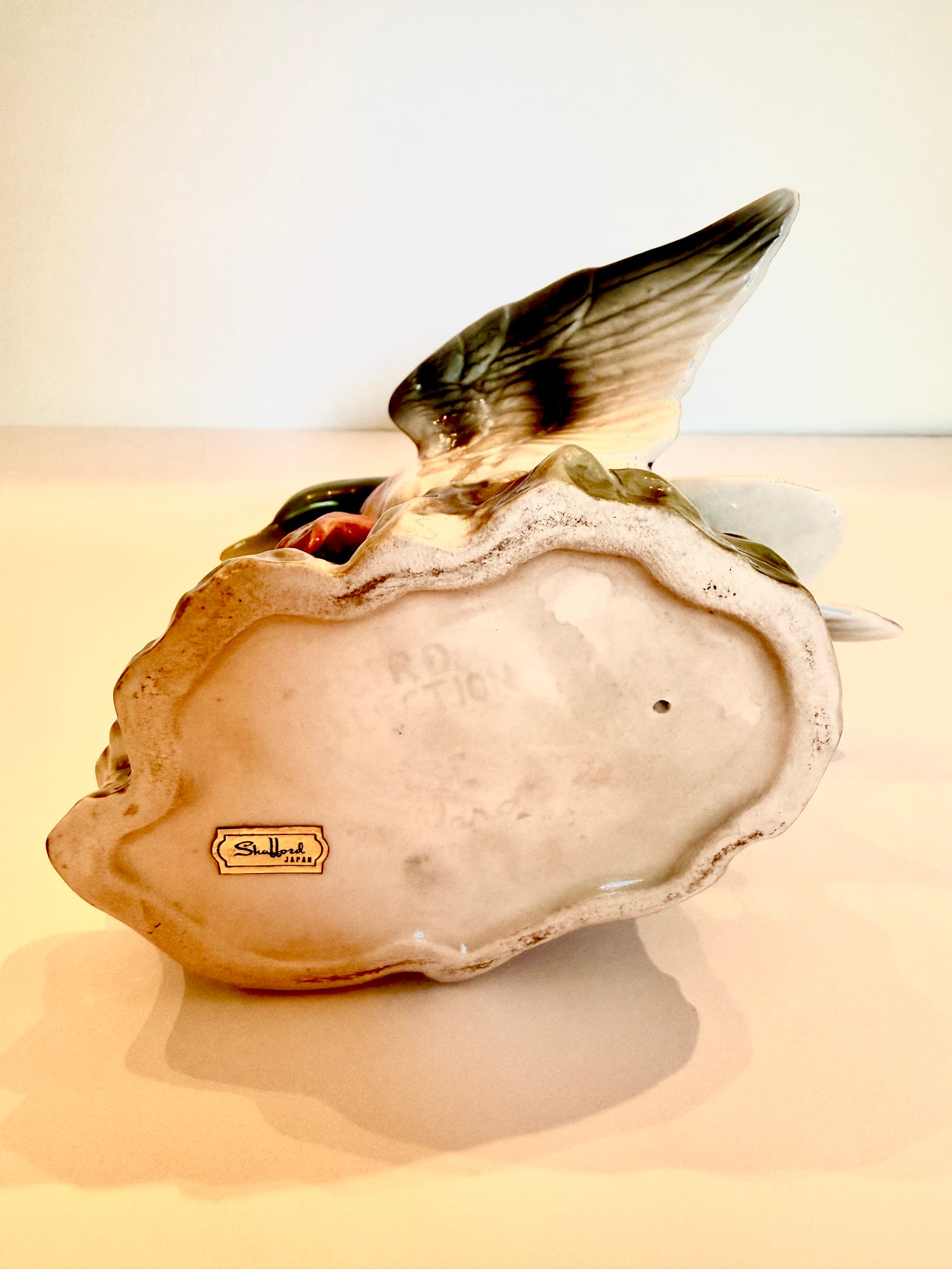 Shafford Ceramic Mallard Figurines, Pair, Japan