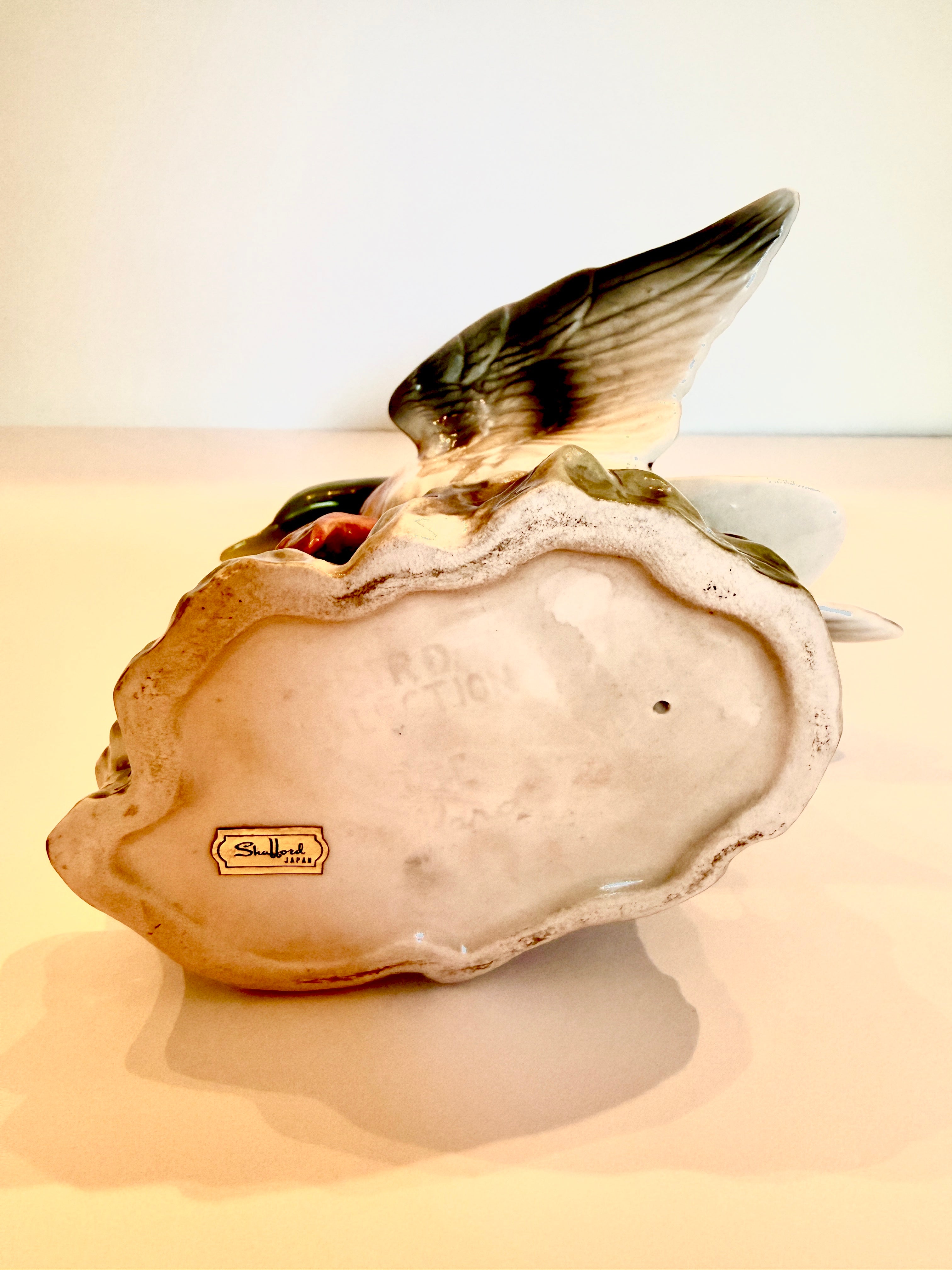 Shafford Ceramic Mallard Figurines, Pair, Japan