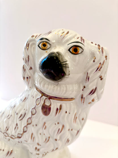 Vintage Staffordshire Dog Statuette. Engalnd