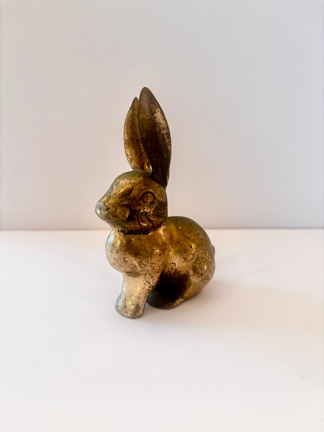 Vintage Brass Rabbit Figurine