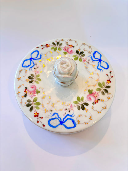 Vintage Floral Candy Dish. Portugal