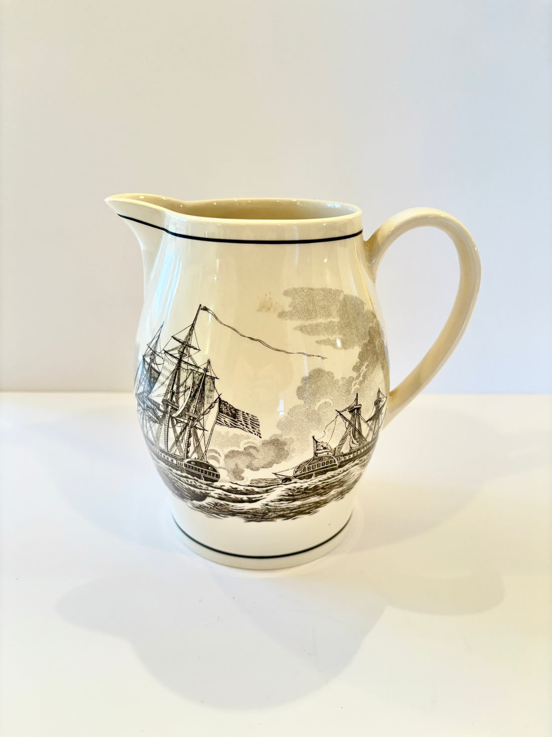 Wedgewood Sailing-Themed Pitcher. England