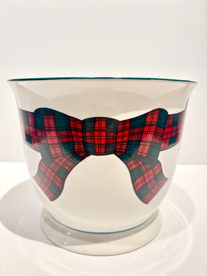 Arita Tartan Cache-Pot Made in Japan