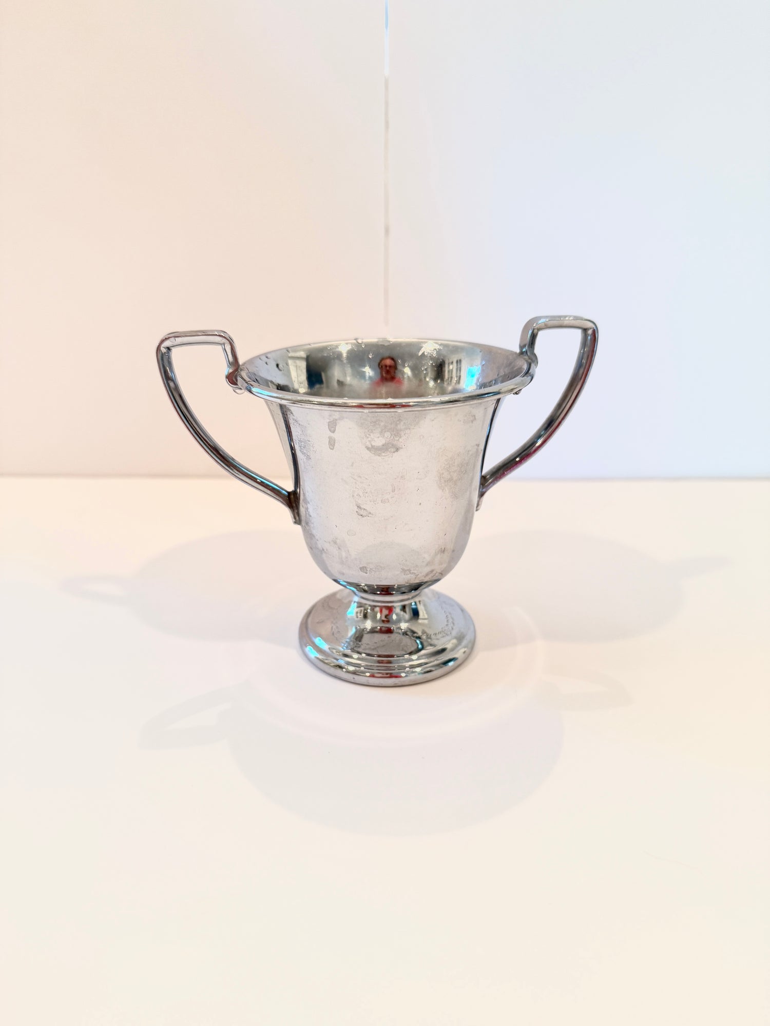 Vintage Silver-Color Mini Trophy Cup