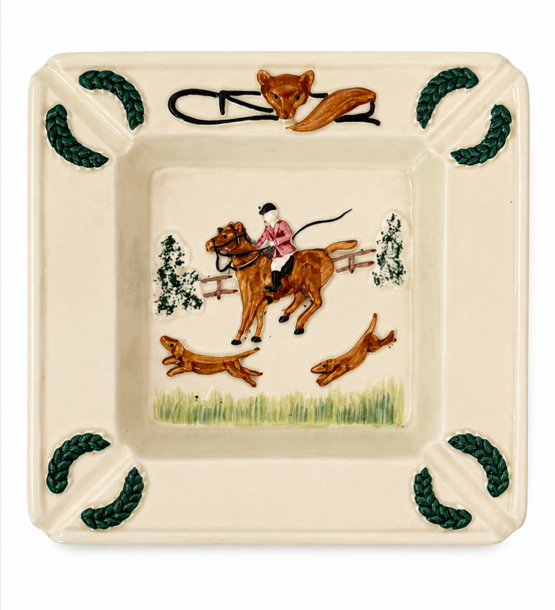 Sigma "Hunt Scenes" Ceramic Ashtray