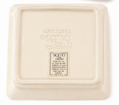 Sigma "Hunt Scenes" Ceramic Ashtray