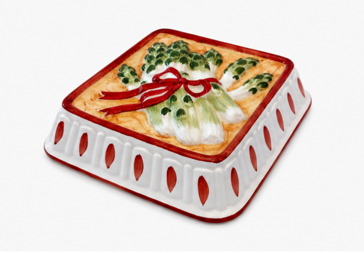 Moule/présentoir de cuisine vintage Himark Japan. Carré de 19 cm.