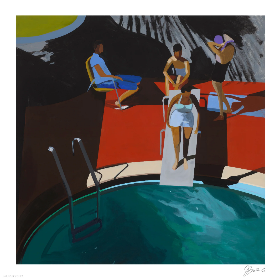 Pool from Above by Jessica Brilli
